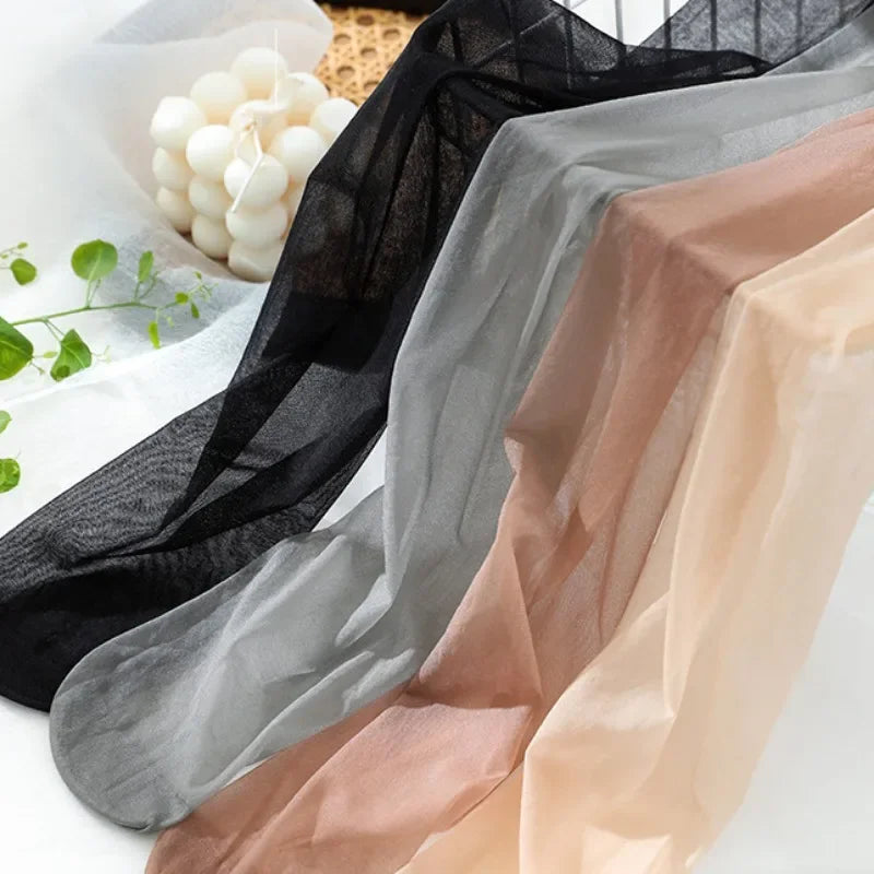 Skin Color Tights Summer Tear Resistant Anti-cored Hook Wire Pantyhose Black Stockings Breathable Slim Ultra Thin Leggings