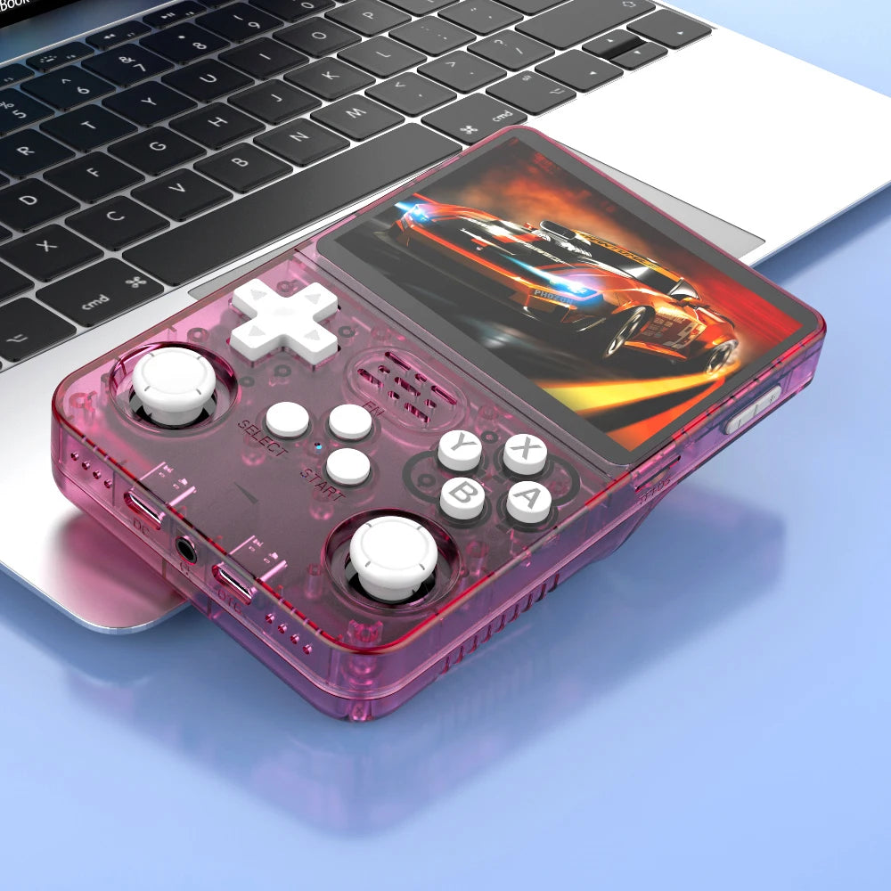 BOYHOM 256G/128G/64G R36S ARKOS 2.0 Retro Handheld Game Console 3.5'' IPS screen,Portable Pocket Game Player for  children gift